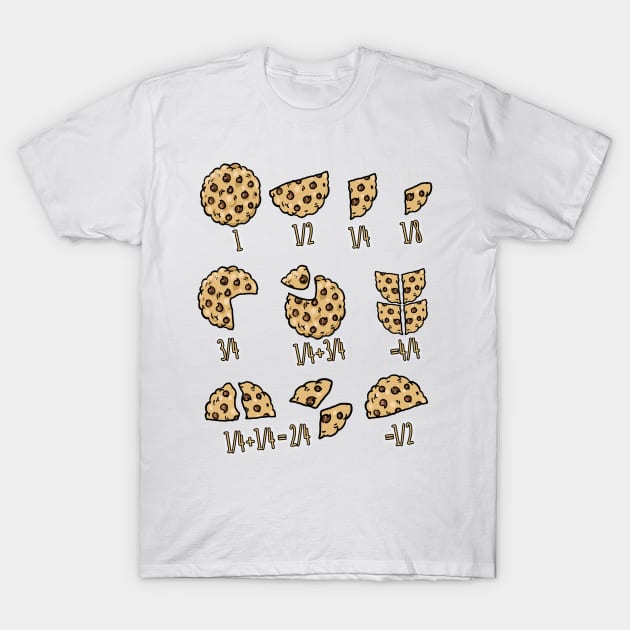 Maths Chocolate Chip T-Shirt by Fox Dexter